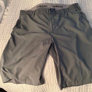 Adidas Men's Gray Athletic Shorts